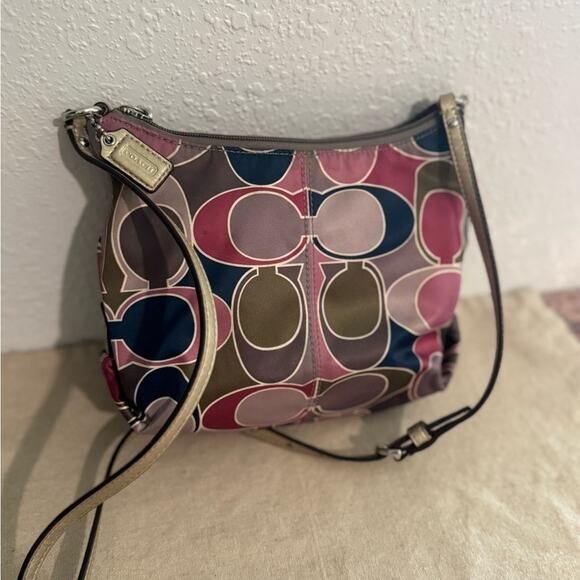 COACH 💜Colorful Monogrammed Logo Crossbody Bag - Picture 10 of 16